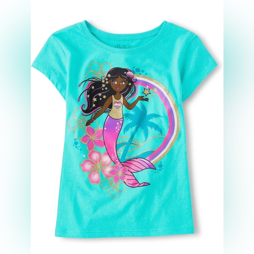 The Children's Place Girls Short Sleeve Graphic T-Shirt…Various Sizes